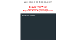 Desktop Screenshot of begos.com
